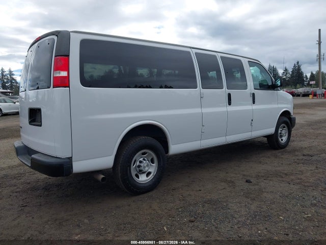 2023 CHEVROLET EXPRESS PASSENGER RWD 3500 EXTENDED WHEELBASE LS 4