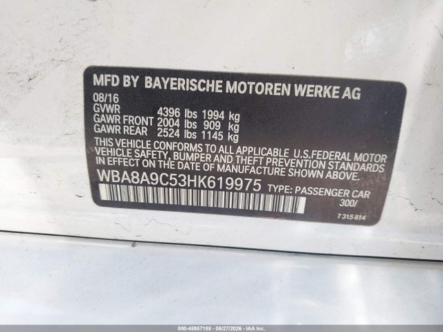 2017 BMW 320I 9