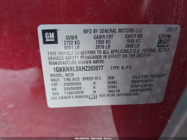 2017 GMC ACADIA SLT-2 9