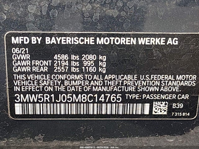 2021 BMW 330I 照片 9