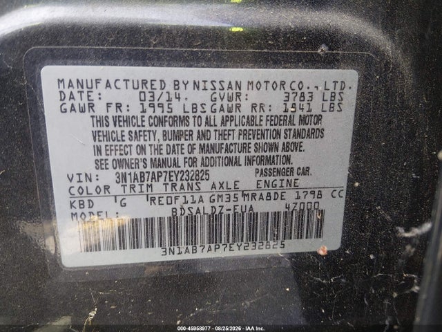 2014 Nissan SENTRA SV — фото 9