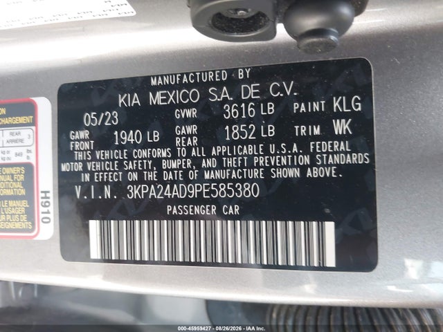 2023 KIA RIO S 9