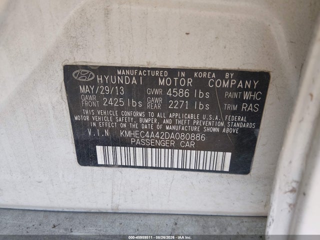 صورة 9 لـ 2013 Hyundai SONATA HYBRID LIMITED