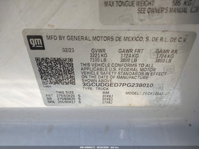2023 CHEVROLET SILVERADO 1500 4WD SHORT BED LTZ 9