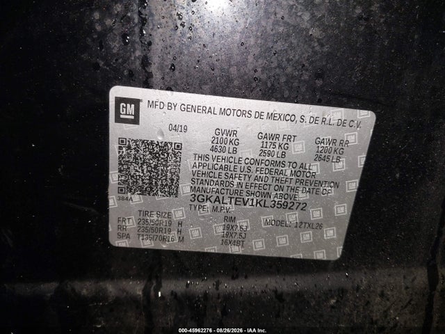 2019 GMC TERRAIN SLE 9