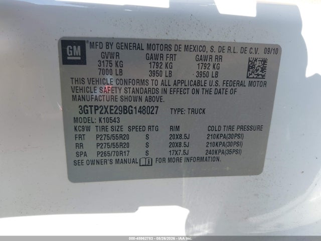 2011 GMC SIERRA 1500 DENALI — миниатюра 9