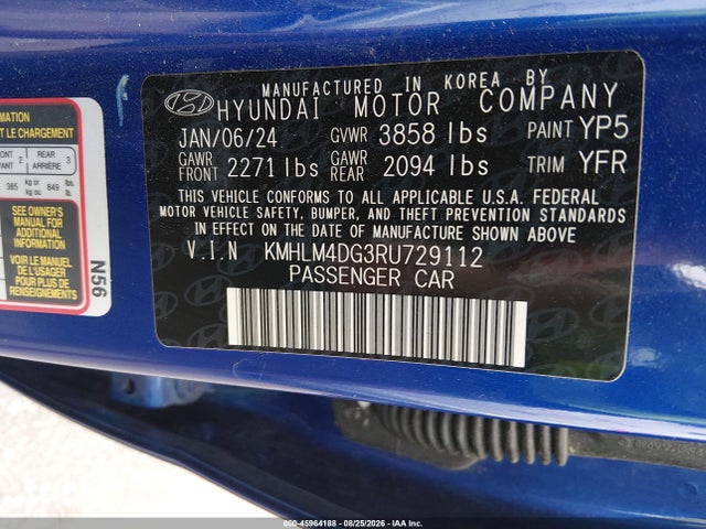 2024 HYUNDAI ELANTRA SEL 9