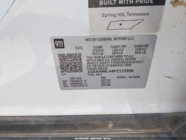 2023 GMC ACADIA FWD SLT 9