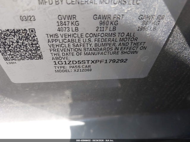 2023 CHEVROLET MALIBU FWD 1LT 9