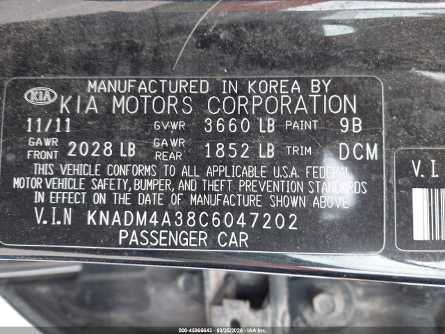 صورة 9 لـ 2012 KIA RIO LX