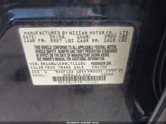 صورة 9 لـ 2008 Nissan SENTRA 2.0S