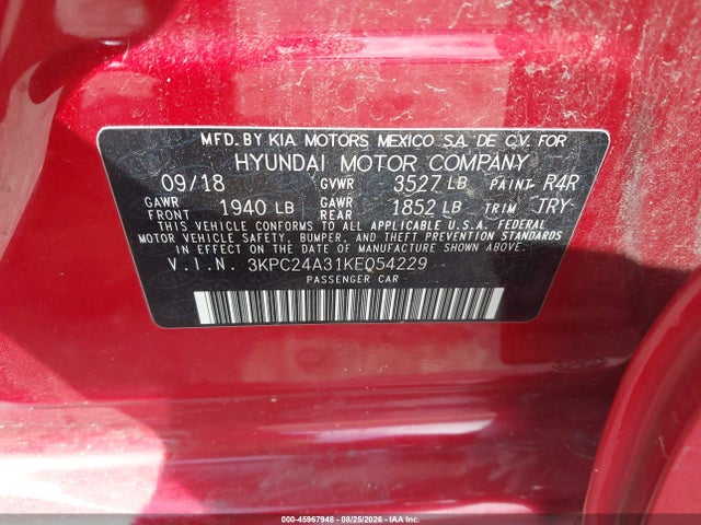 2019 HYUNDAI ACCENT SEL 9