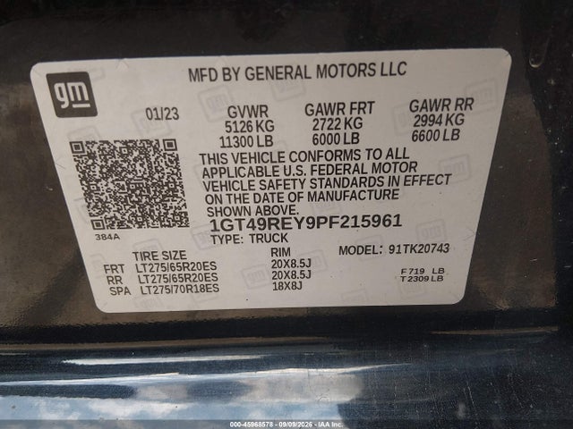 2023 GMC SIERRA 2500HD 4WD STANDARD BED DENALI 9