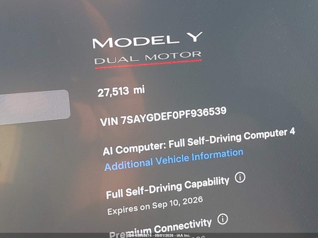 2023 TESLA MODEL Y PERFORMANCE DUAL MOTOR ALL-WHEEL DRIVE 7