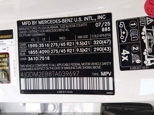 2026 MERCEDES-BENZ EQS 400 SUV 9