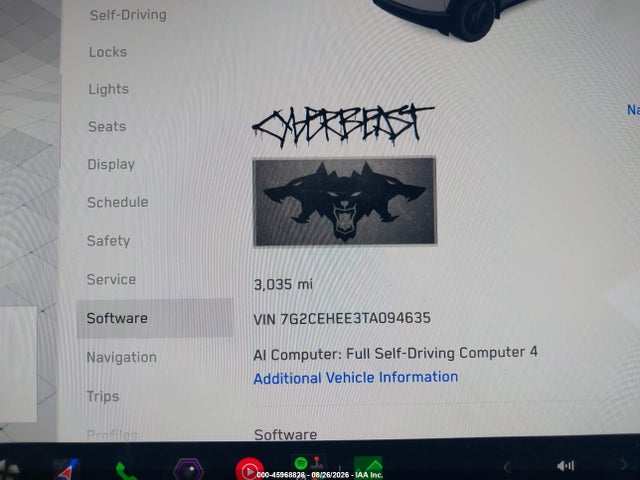2026 TESLA CYBERTRUCK CYBERBEAST 7