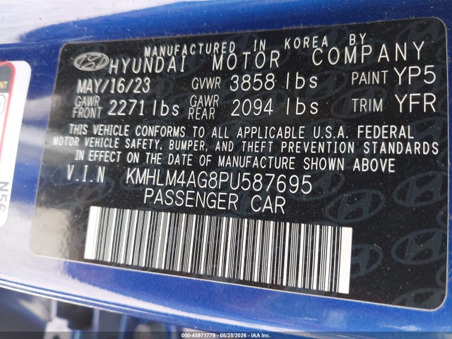 2023 HYUNDAI ELANTRA SEL 9
