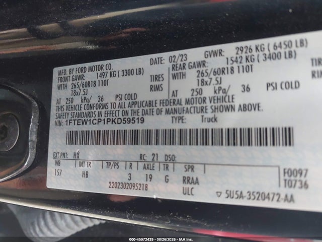 2023 FORD F-150 LARIAT 9