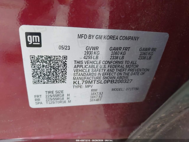 2023 CHEVROLET TRAILBLAZER FWD RS 9