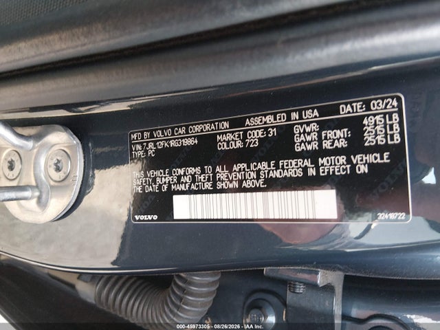 2024 VOLVO S60 B5 CORE DARK THEME 9