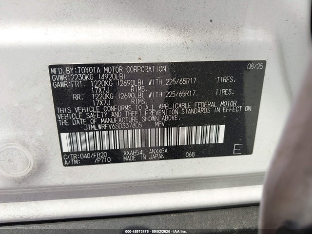 2025 TOYOTA RAV4 HYBRID LE 9