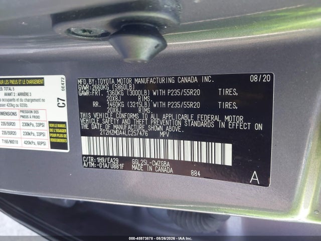 2020 LEXUS RX 350 9