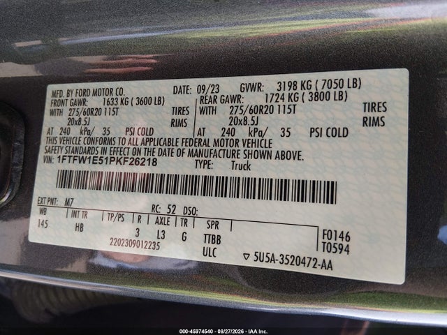 2023 FORD F-150 LARIAT 9