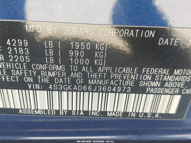 2018 Subaru IMPREZA 2.0I PREMIUM 缩略图 9