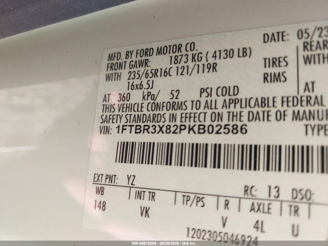 2023 FORD TRANSIT-250 CARGO VAN 9