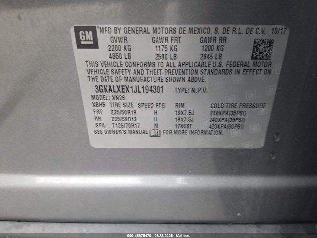 2018 GMC TERRAIN DENALI 9
