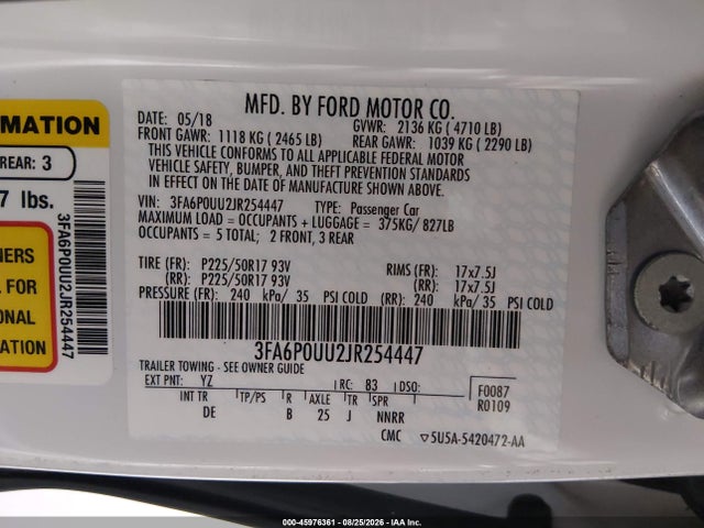 صورة 9 لـ 2018 FORD FUSION HYBRID S