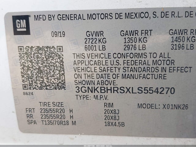 2020 CHEVROLET BLAZER AWD 2LT 9