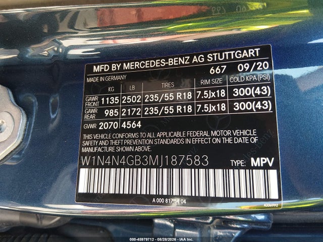 2021 MERCEDES-BENZ GLA 250 9