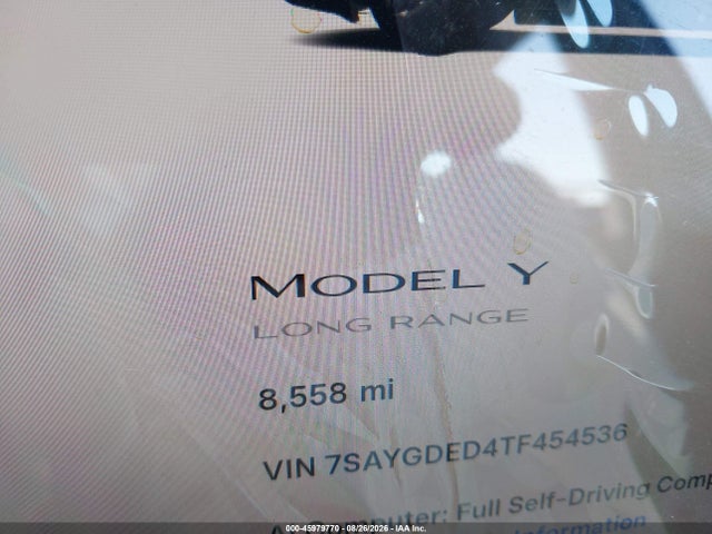 2026 TESLA MODEL Y PREMIUM REAR-WHEEL DRIVE/REAR-WHEEL DRIVE 20