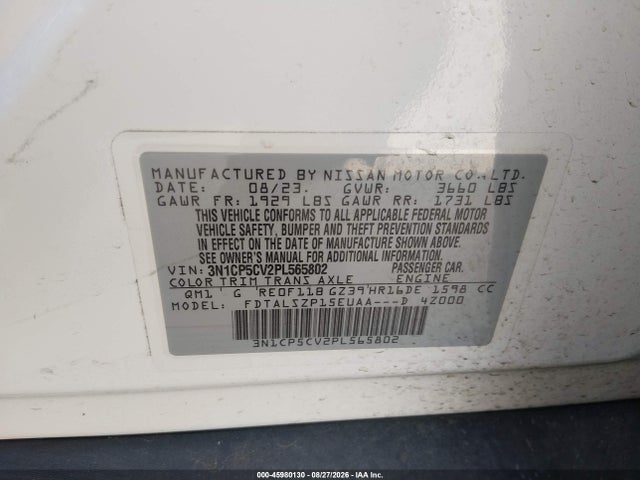 2023 NISSAN KICKS SV XTRONIC CVT 9