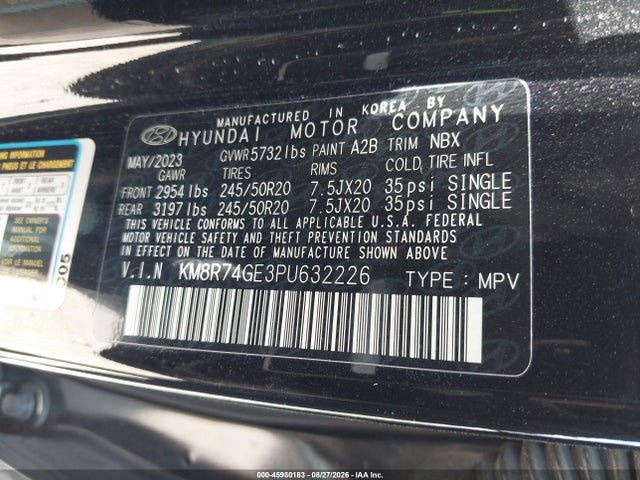 2023 HYUNDAI PALISADE CALLIGRAPHY 9