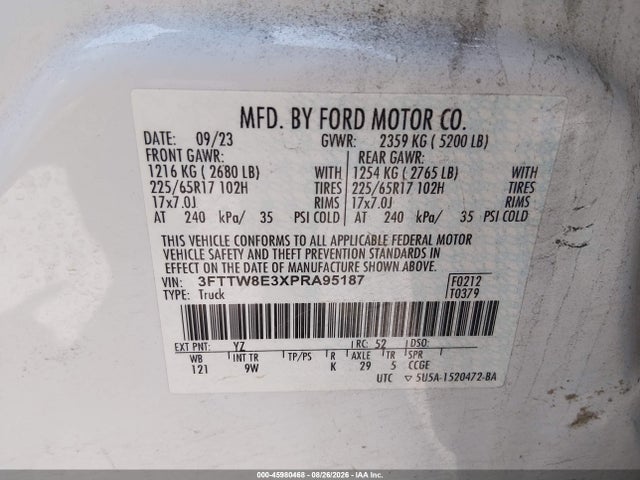 2023 FORD MAVERICK XL 9