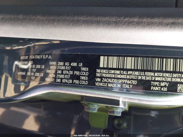 2023 JEEP RENEGADE UPLAND 4X4 9