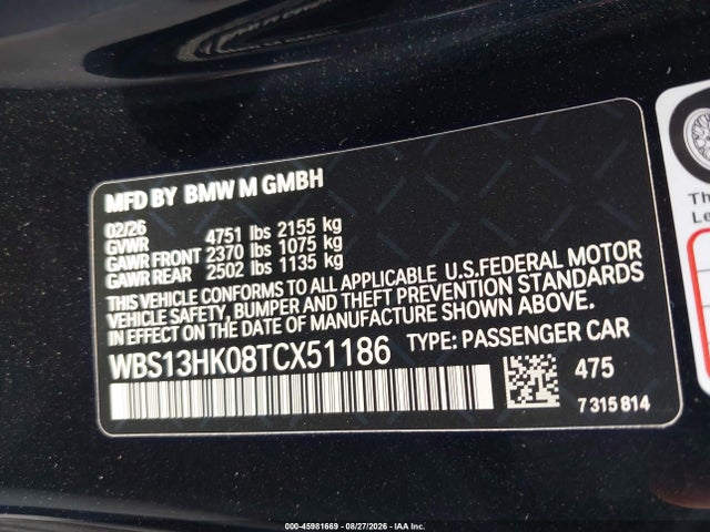 2026 BMW M4 9