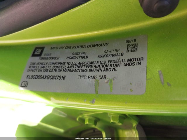 2016 Chevrolet SPARK 1LT CVT 照片 9