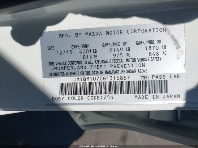 صورة 9 لـ 2016 Mazda MAZDA3 I SPORT
