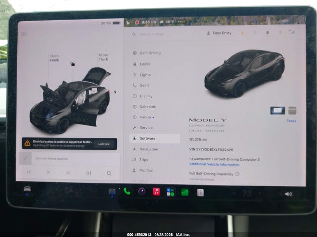 2020 TESLA MODEL Y LONG RANGE DUAL MOTOR ALL-WHEEL DRIVE 7