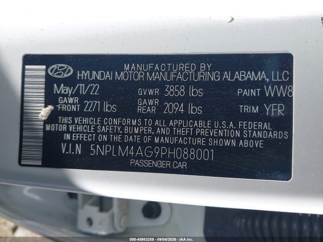 2023 HYUNDAI ELANTRA SEL 9