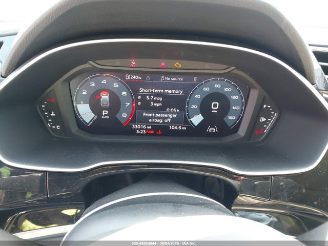 2023 AUDI Q3 PREMIUM 45 TFSI S LINE QUATTRO TIPTRONIC 7