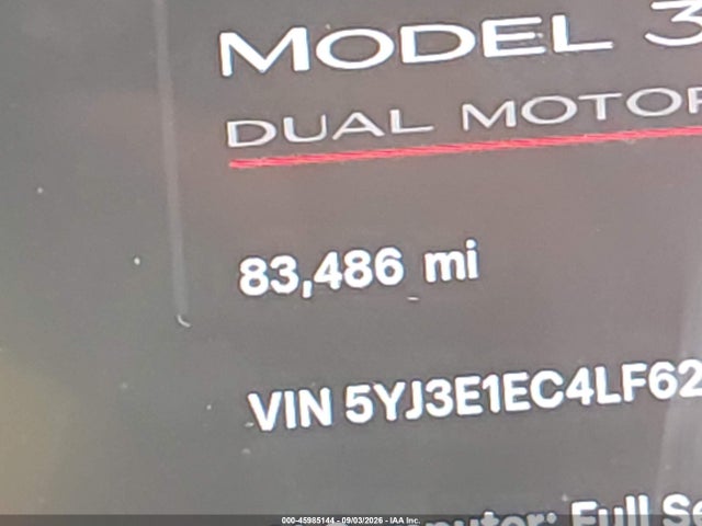 2020 TESLA MODEL 3 PERFORMANCE DUAL MOTOR ALL-WHEEL DRIVE 15
