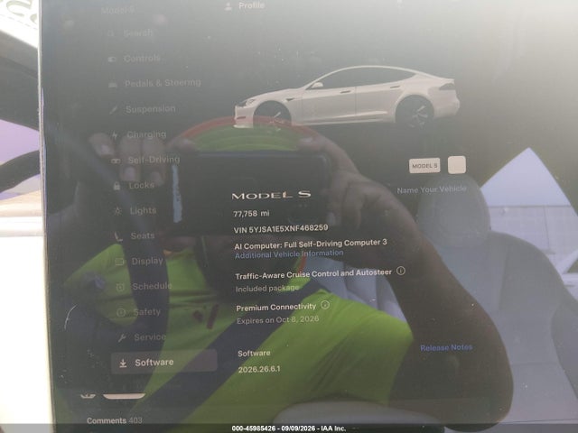 2022 TESLA MODEL S DUAL MOTOR ALL-WHEEL DRIVE 7