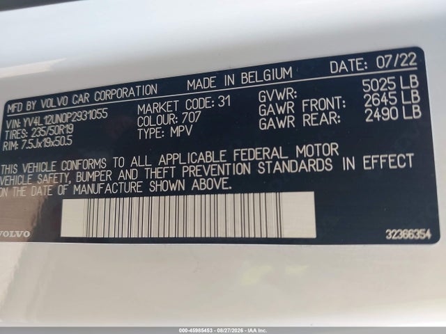 2023 VOLVO XC40 B5 PLUS BRIGHT THEME 9