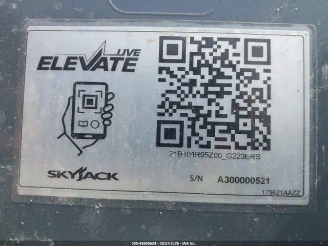 2023 SKYJACK SJ30 ARJE MAN LIFT 9