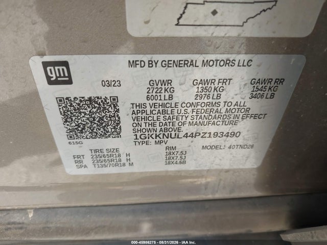 2023 GMC ACADIA AWD SLT 9