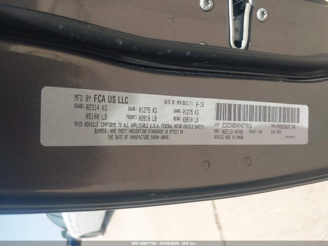 2019 DODGE CHARGER SXT RWD 9